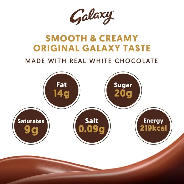 Galaxy Chocolate Multipacks White Chocolate Bars 5 x 38 g (4)