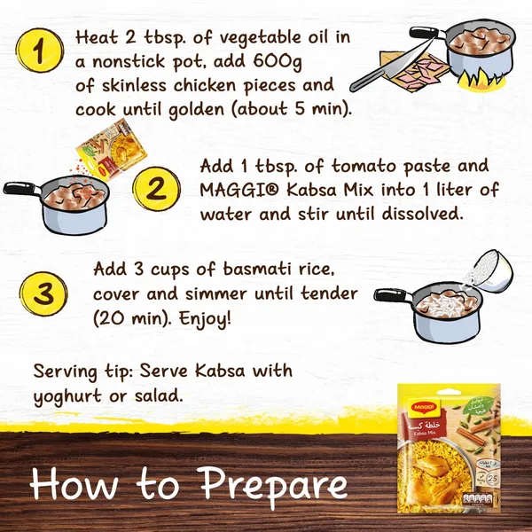 Maggi kabsa Mix Natural 37 g (5)