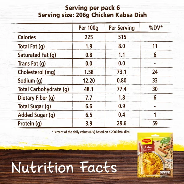 Maggi kabsa Mix Natural 37 g (7)
