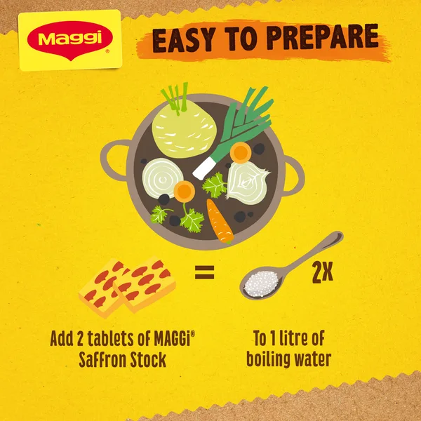 Maggi Saffron Stock Cube 20 g (4)