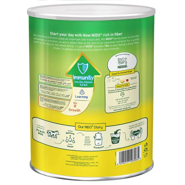 Nestle Nido Fortified Milk Powder Rich in Fiber 400 g (7)