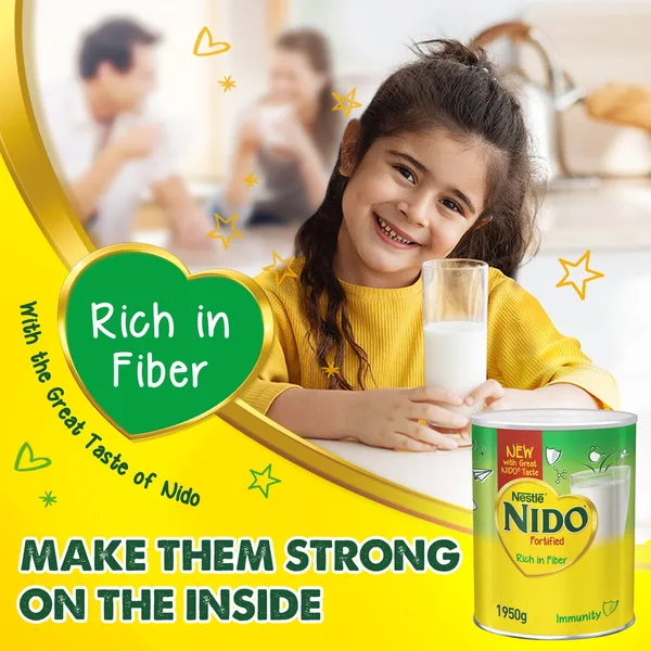 Nestle Nido Fortified Milk Powder Rich in Fiber 1.95 kg (2)