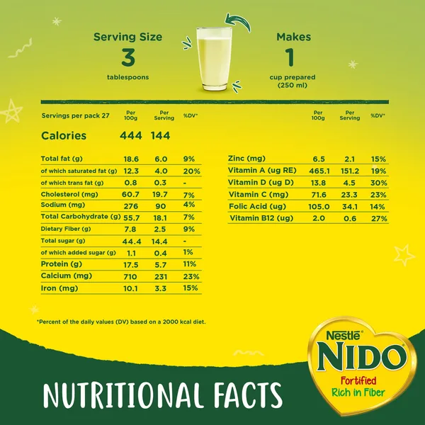 Nestle Nido Fortified Milk Powder Tin 900 g (7)