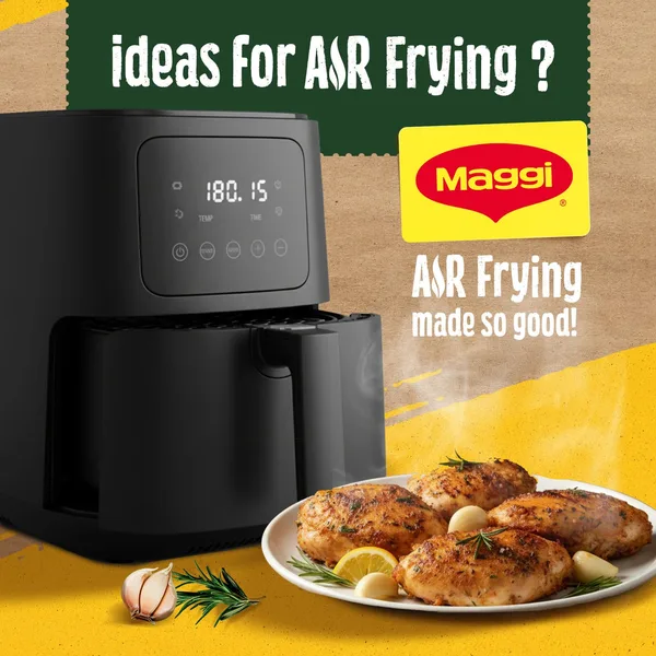Maggi Garlic and Herbs Mix for Air Fryer 65 g (4)