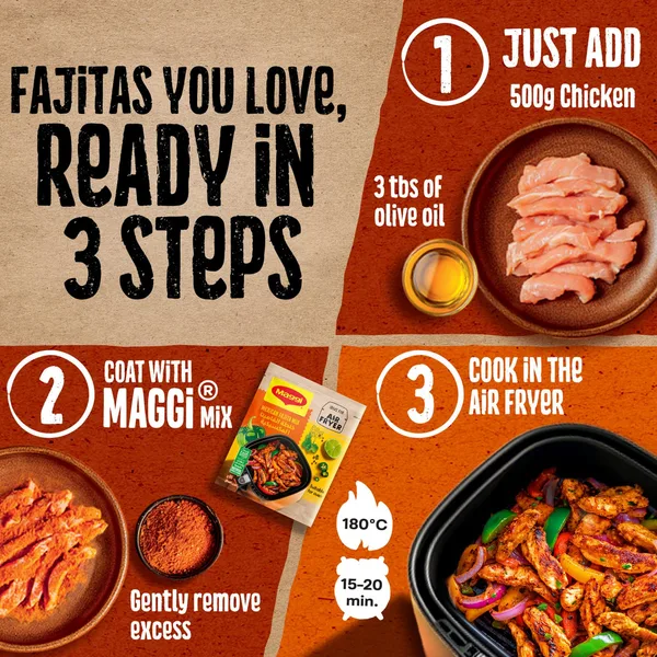Maggi Fajita Mix for Air Fryer 65 g (5)
