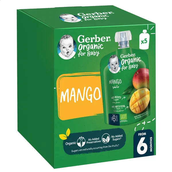 Gerber Organic Mango Baby Food Multipack 90 g (7)