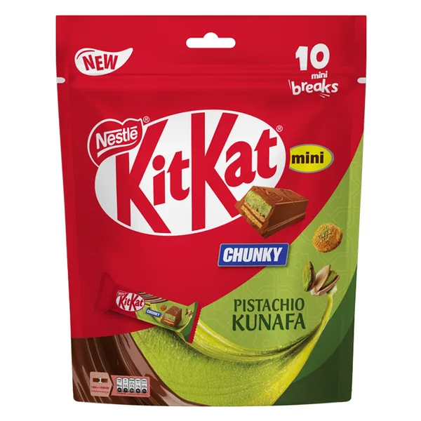 Nestle KitKat Mini Chunky Pistachio Kunafa 166 g (10)