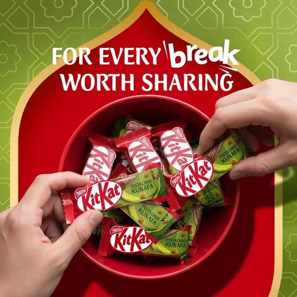 Nestle KitKat Miniatures Pistachio Kunafa 96.3 g (6)