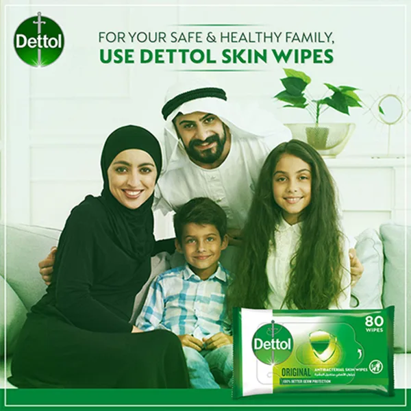Dettol Original Anti-Bacterial Skin Wipes 5 x 10 pcs (7)
