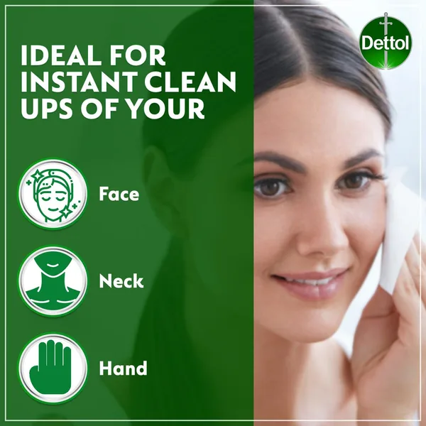 Dettol Skincare Anti-Bacterial Skin Wipes 5 x 10 pcs (3)