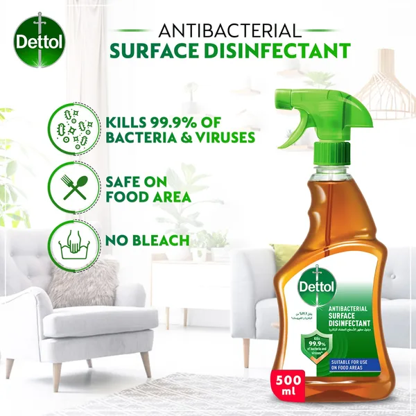 Dettol Anti-Bacterial Surface Disinfectant Value Pack 2 x 500 ml (2)