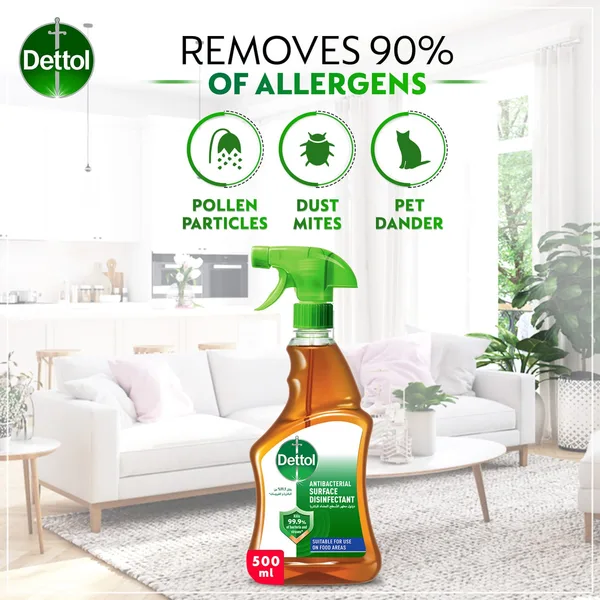 Dettol Anti-Bacterial Surface Disinfectant Value Pack 2 x 500 ml (3)