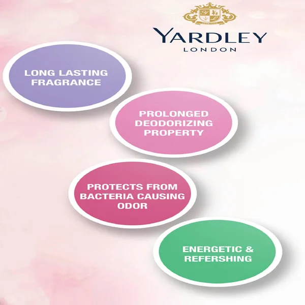 Yardley Body Spray Feather Eternal For Women 150 ml (2)