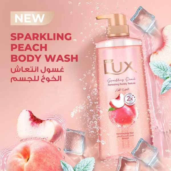 Lux Refreshing Body Wash Sparkling Peach Scent 400 g (3)
