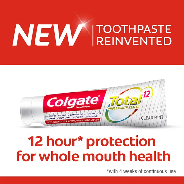 Colgate Total 12 Clean Mint Toothpaste 75 ml (6)