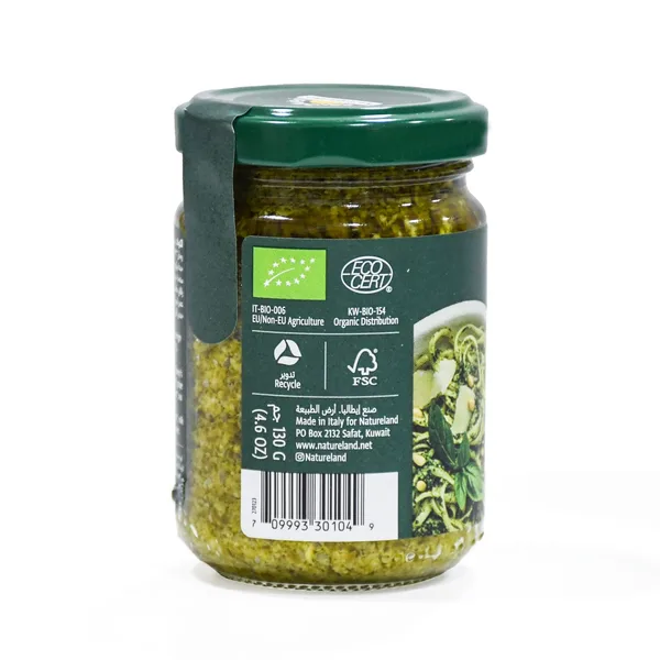 Natureland Organic Pesto Sauce 130 g (2)