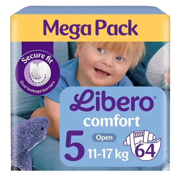 Libero Comfort Baby Diapers Mega Pack Size 5 11-17kg 64 pcs (2)
