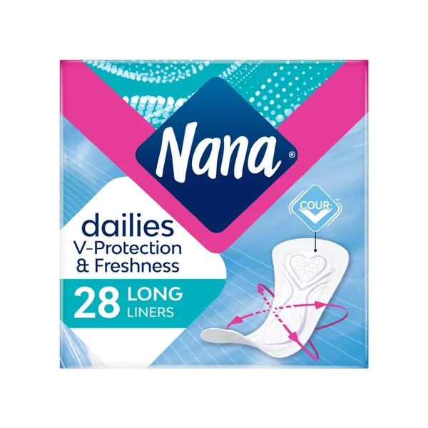 Nana Dailies Fresh & Protect Long Panty Liners 28 pcs (2)