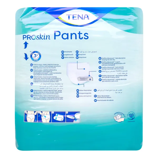Tena Adult Diaper Pants Extra Size Large 100-135cm 10pcs (3)