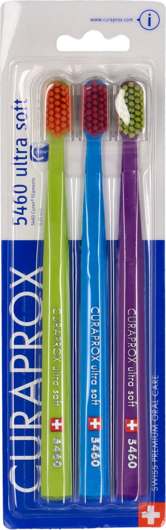 Curaprox 5460 Ultra Soft Toothbrush 3pcs