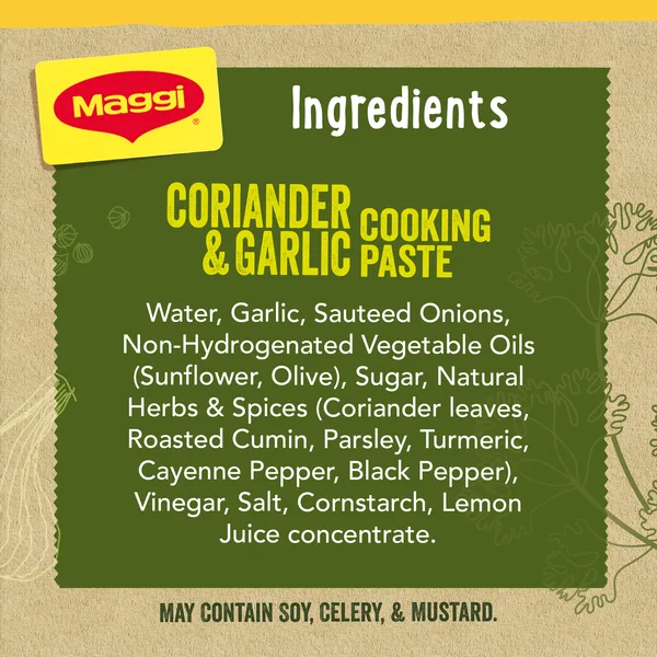 Maggi Coriander & Garlic Cooking Paste 200 g (7)