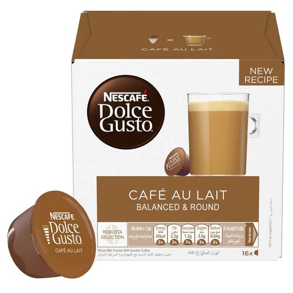 Nescafe Dolce Gusto Cafe Au Lait Capsules 16 pcs (2)
