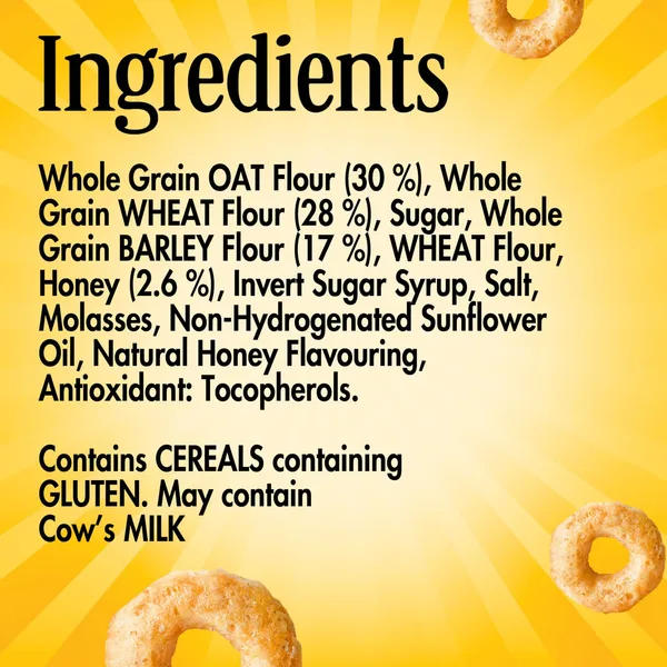 Nestle Honey Cheerios Breakfast Cereal 375 g (6)