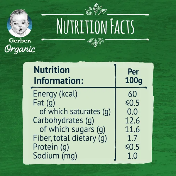 Gerber Organic Mango Baby Food From 6 Months 90 g (8)