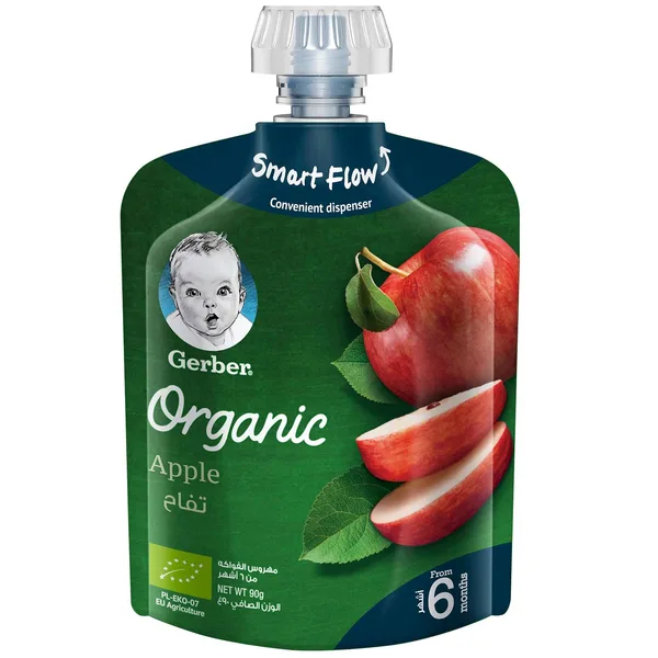 Gerber Organic Apple Baby Food From 6 Months 90 g (11)