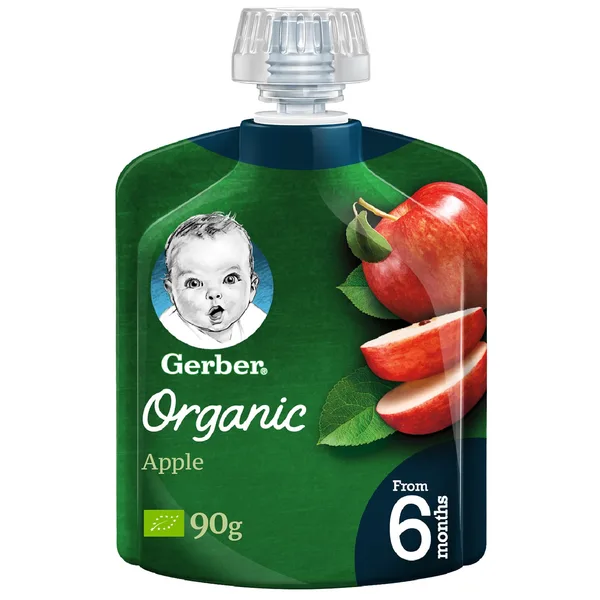 Gerber Organic Apple Baby Food From 6 Months 90 g (2)
