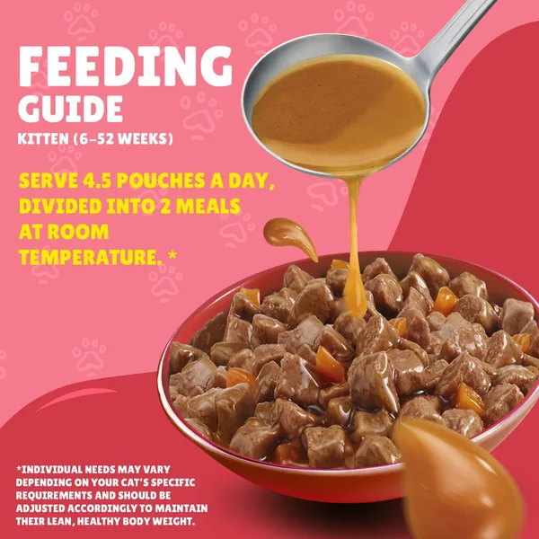 Purina Friskies Junior Chicken In Gravy Wet Cat Food Pouch 85 g (7)