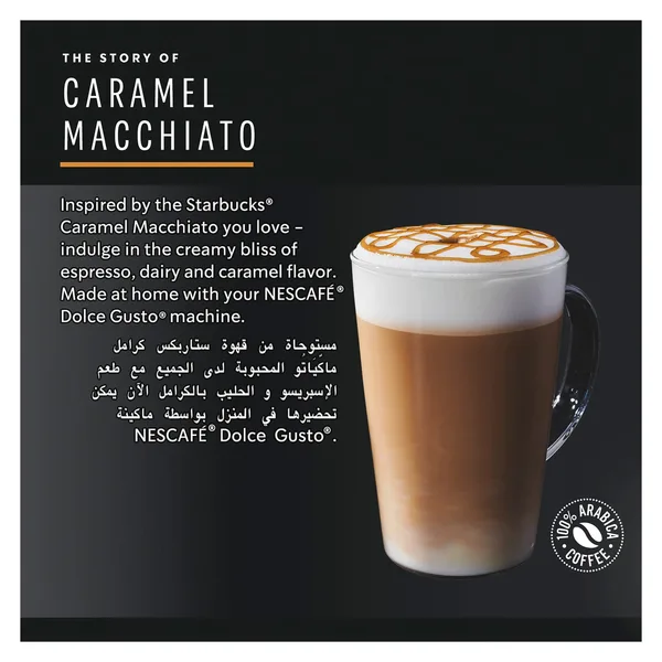 Starbucks Caramel Macchiato by Nescafe Dolce Gusto Coffee Pods 127.8 g (3)