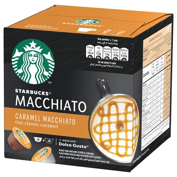Starbucks Caramel Macchiato by Nescafe Dolce Gusto Coffee Pods 127.8 g (6)