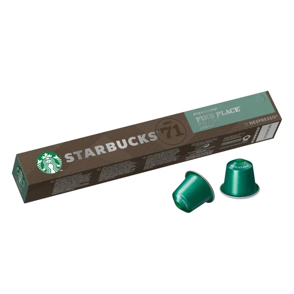 Starbucks Pike Place Roast by Nespresso Medium Roast Coffee Capsules 10pcs (2)