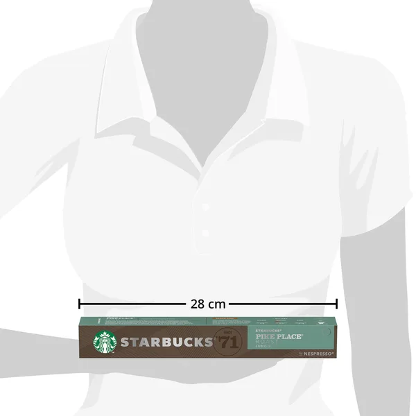 Starbucks Pike Place Roast by Nespresso Medium Roast Coffee Capsules 10pcs (4)