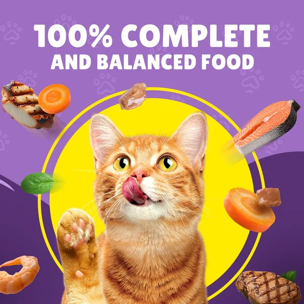 Purina Friskies Wet Cat Food Beef & Vegetables in Gravy 400 g (3)