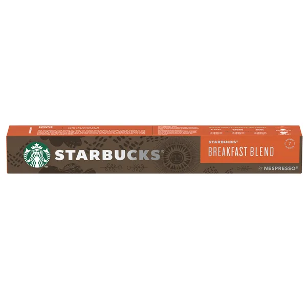 Starbucks Breakfast Blend by Nespresso Medium Roast Coffee Capsules 10pcs (2)