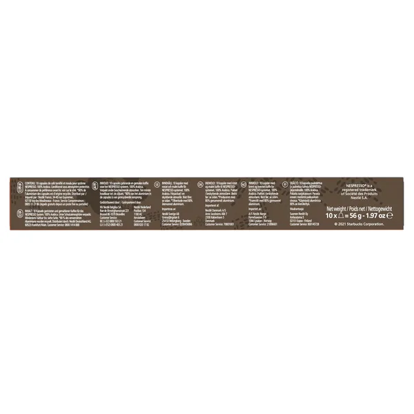 Starbucks Breakfast Blend by Nespresso Medium Roast Coffee Capsules 10pcs (3)