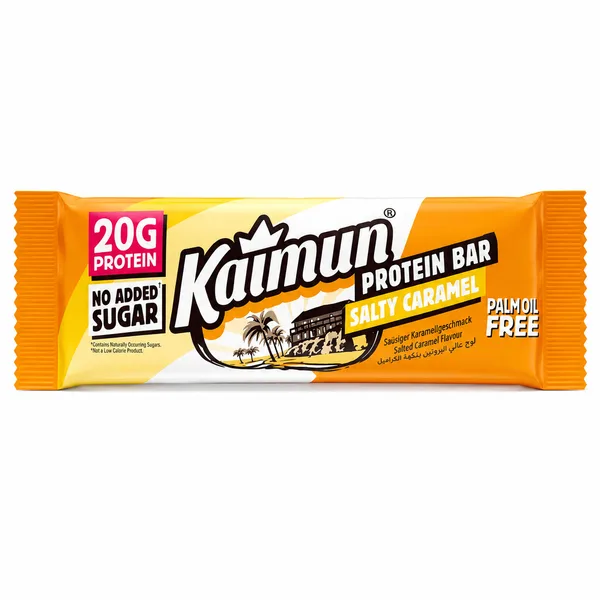 Kaimun No Added Sugar Salty Caramel Protein Bar 55G