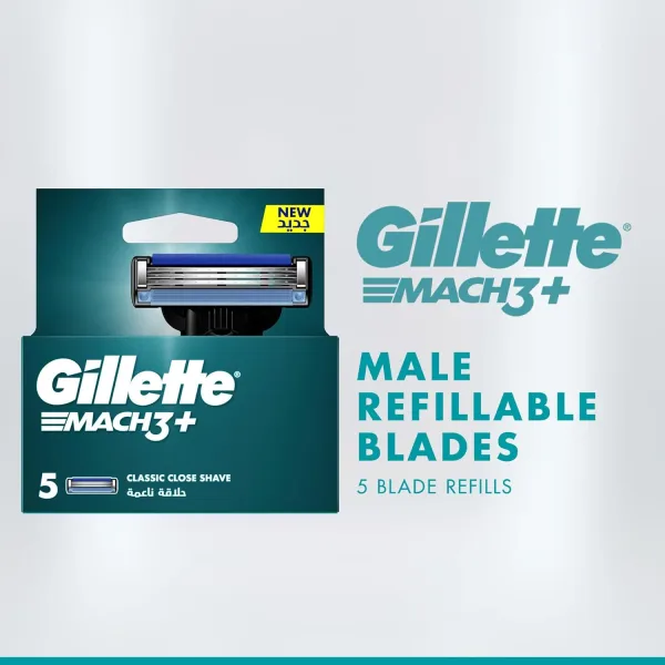 Gillette Mach3+ Blades 5 pcs (4)