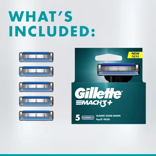 Gillette Mach3+ Blades 5 pcs (5)