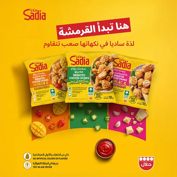 Sadia Garlic & Parmesan Non Spicy Broasted Chicken Chunks 700 g (5)