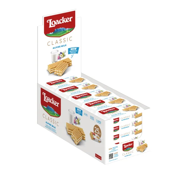 Loacker Crispy Wafers Filled with Milk Cream 45 g (2)