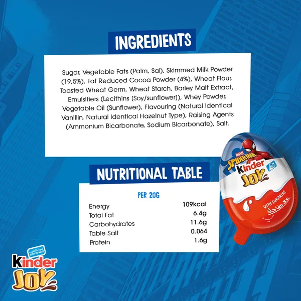 Kinder Joy Boy Cocoa & Milk Egg with Toy 3 x 20 g (7)