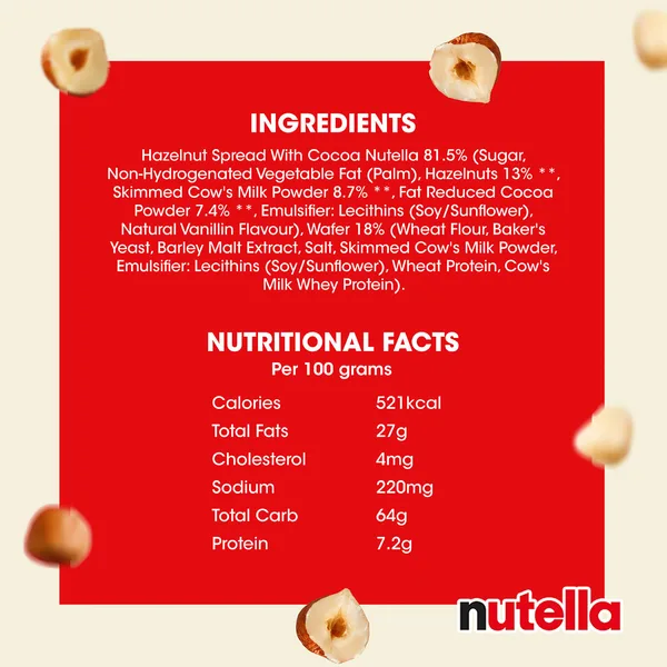 Ferrero Nutella B-Ready Hazelnut Bar 22 g (8)