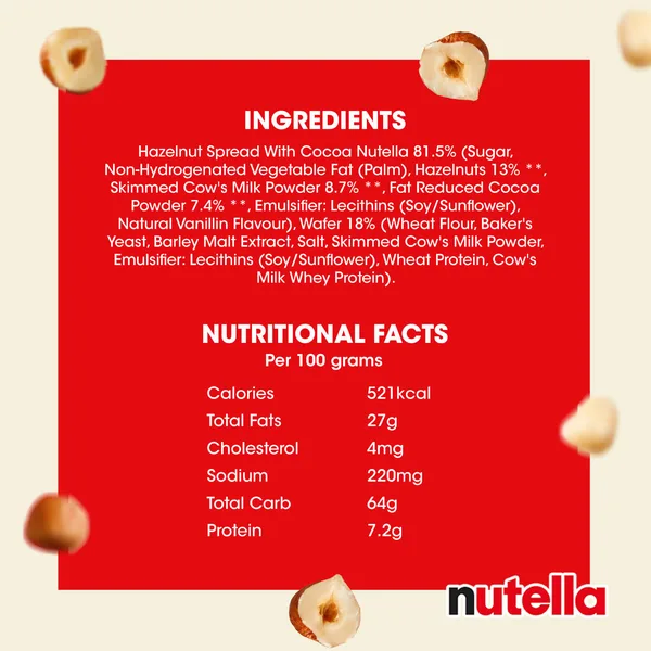 Nutella B-Ready 132 g Pack of 6 (7)