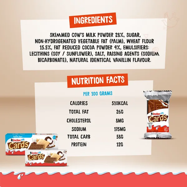 Kinder Cards Chocolate Biscuits 256 g (7)