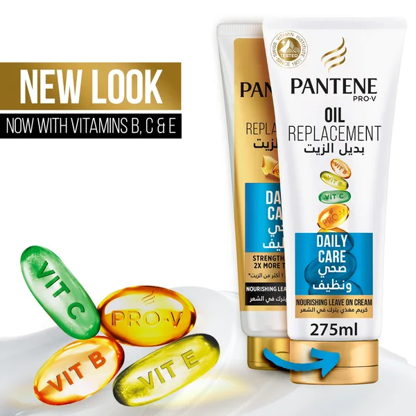 Pantene Pro-V Hair Oil Replacement Leave On Cream Daily Care 275 ml (6)