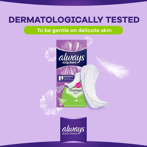Always Daily Liners Multiform Pantyliners With Fresh Scent Normal 20pcs (5)