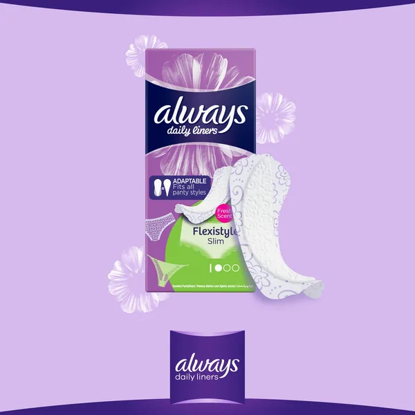 Always Daily Liners Multiform Pantyliners With Fresh Scent Normal 20pcs (6)